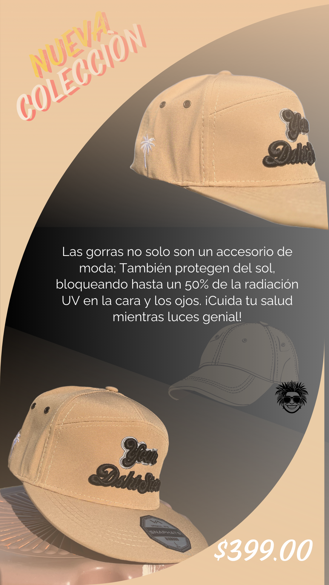 Gorra Caqui Unitalla